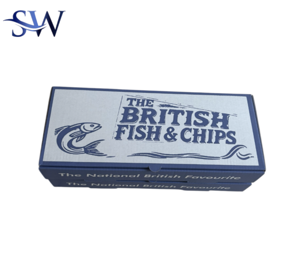 SAVAZ-12" Fish & Chip Takeaway Boxes – Pack of 100