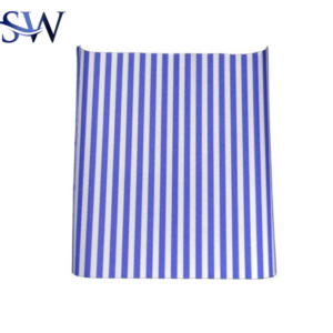 Greaseproof Burger Wrap – Blue Print (250mm x 320mm, Pack of 2000)