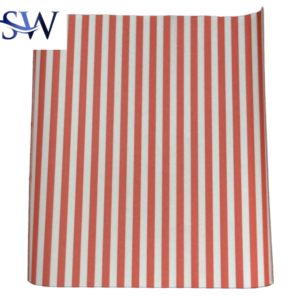 Greaseproof Burger Wrap – Red Print (250mm x 320mm, Pack of 2000)